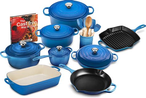 We will correct it by providing you with a replacement or refund. . 20 piece signature cast iron cookware set walmart